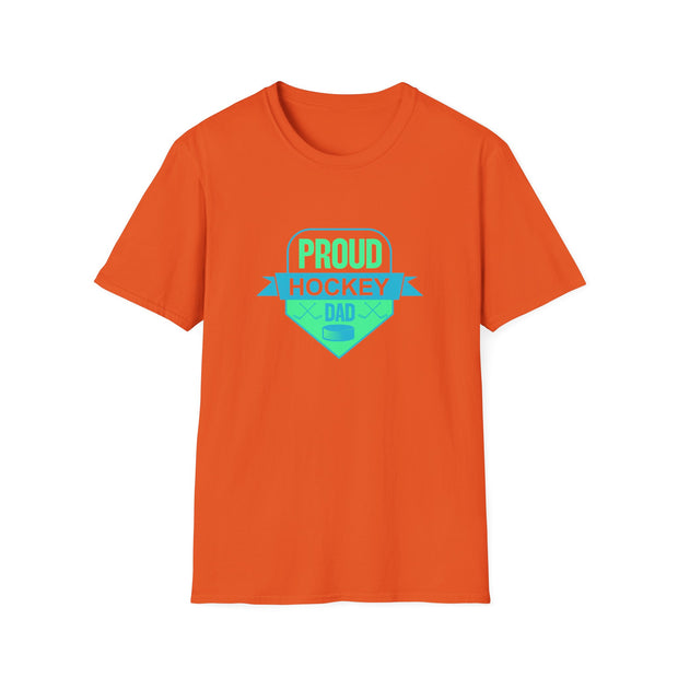 Proud Hockey Dad Unisex Softstyle T-Shirt