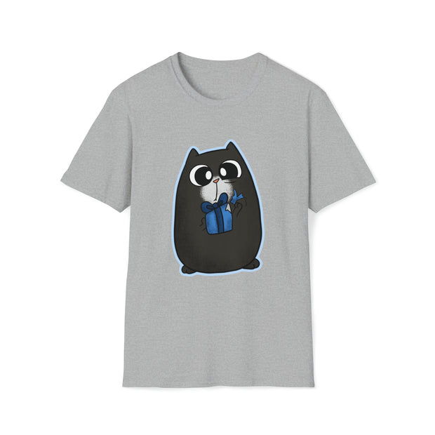 Christmas cat Unisex Softstyle T-Shirt