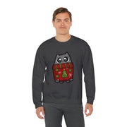 Christmas cat Unisex Heavy Blend™ Crewneck Sweatshirt