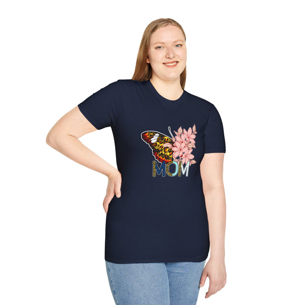 Butterfly Mom Unisex Softstyle T-Shirt