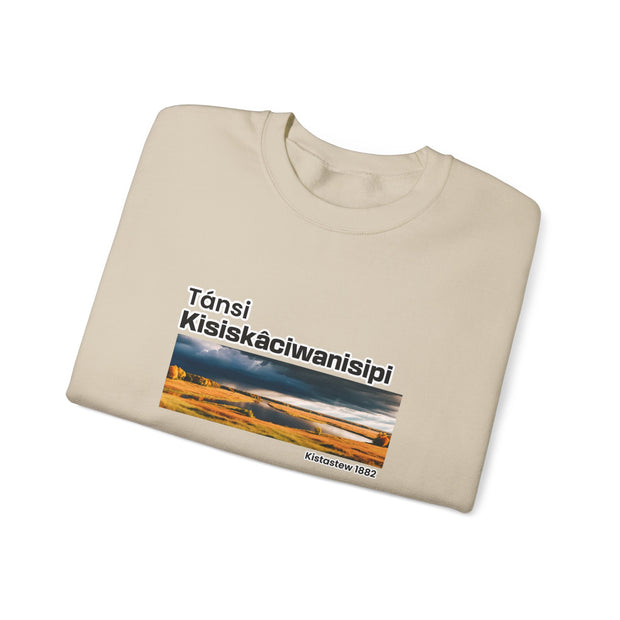 Tánsi Cree Saskatchewan Unisex Heavy Blend™ Crewneck Sweatshirt