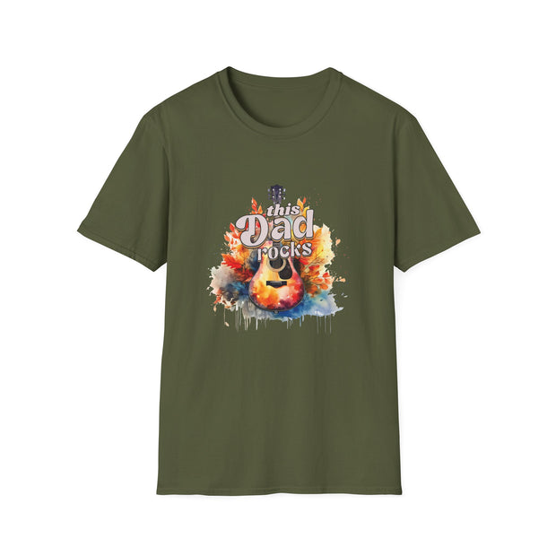 This Dad Rocks Unisex Softstyle T-Shirt