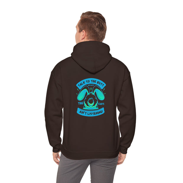 Talk to the Butt Unisex Heavy Blend™ Hooded Sweatshirt