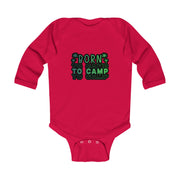 Born to Camp Infant Long Sleeve Bodysuit