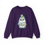 Christmas cat Unisex Heavy Blend™ Crewneck Sweatshirt