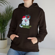 Christmas cat Unisex Heavy Blend™ Hooded Sweatshirt