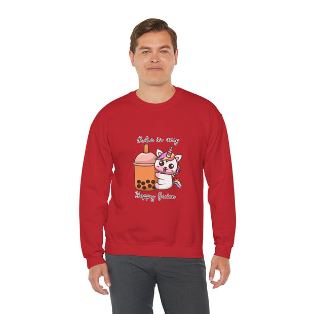 Unicorn Boba Unisex Heavy Blend™ Crewneck Sweatshirt