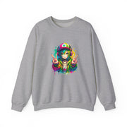 Graffiti Anime Girls Unisex Heavy Blend™ Crewneck Sweatshirt