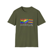 Peace Love and Equality Unisex Softstyle T-Shirt