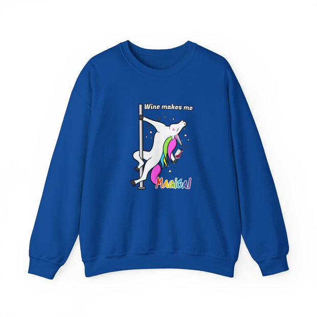 Unicorn Wine Unisex Heavy Blend™ Crewneck Sweatshirt