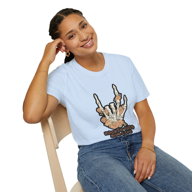Rockin This Mom Life Unisex Softstyle T-Shirt