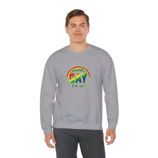 Sounds Gay Unisex Heavy Blend™ Crewneck Sweatshirt