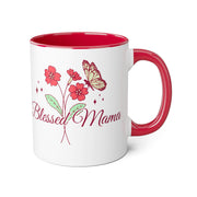 Blessed Mama Accent Mugs, 11oz