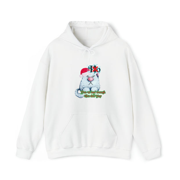 Christmas cat Unisex Heavy Blend™ Hooded Sweatshirt