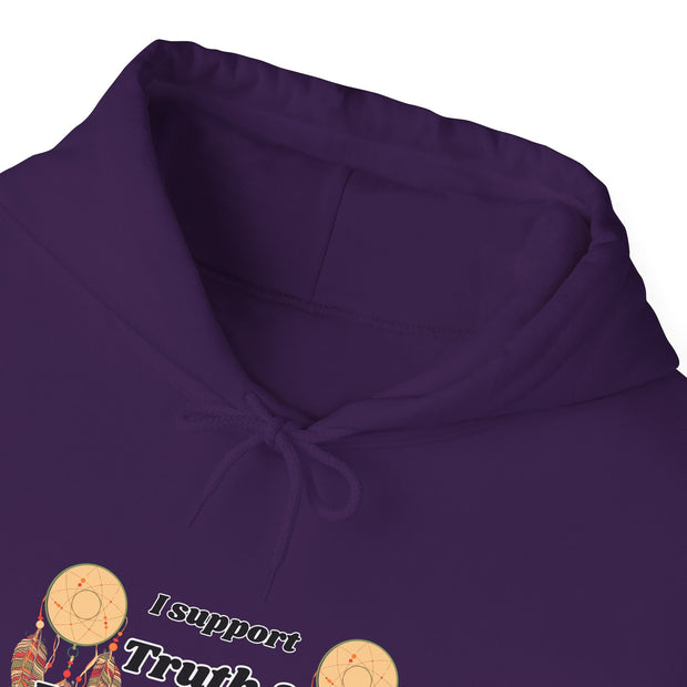 I Support Truth & Reconciliation Unisex Heavy Blend™ Hooded Sweatshirt