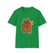 Christmas cat Unisex Softstyle T-Shirt
