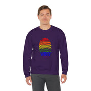 Pride Fingerprint Unisex Heavy Blend™ Crewneck Sweatshirt