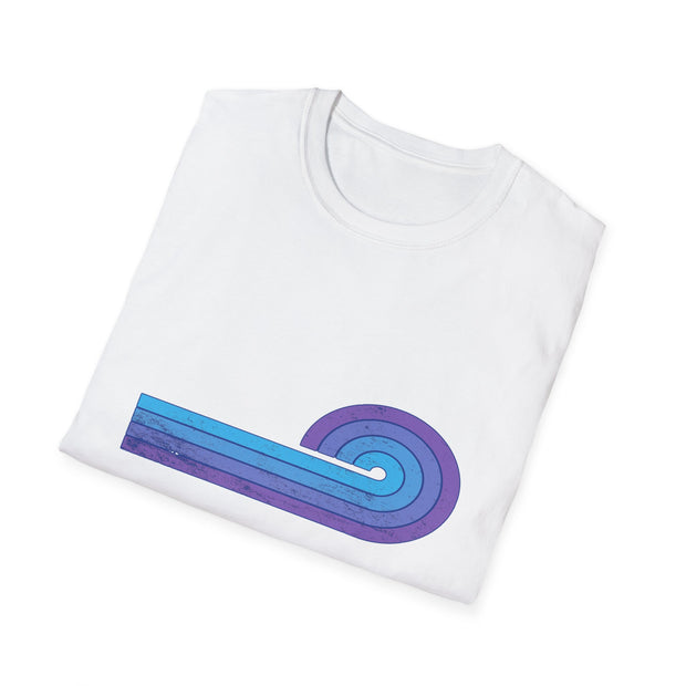 Semicircle Stripes Unisex Softstyle T-Shirt
