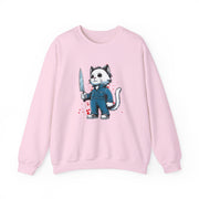 Horror Movie Cats Unisex Heavy Blend™ Crewneck Sweatshirt