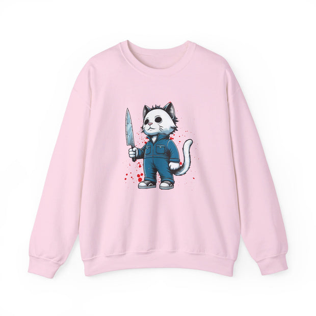 Horror Movie Cats Unisex Heavy Blend™ Crewneck Sweatshirt