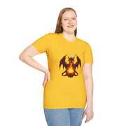 Fire Dragon Unisex Softstyle T-Shirt