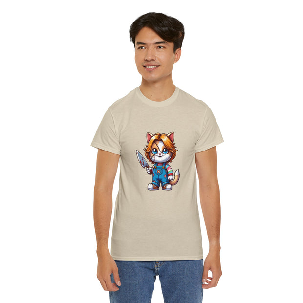 Horror Movie Cats Unisex Heavy Cotton Tee