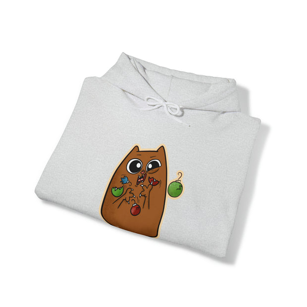 Christmas Cat Unisex Heavy Blend™ Hooded Sweatshirt