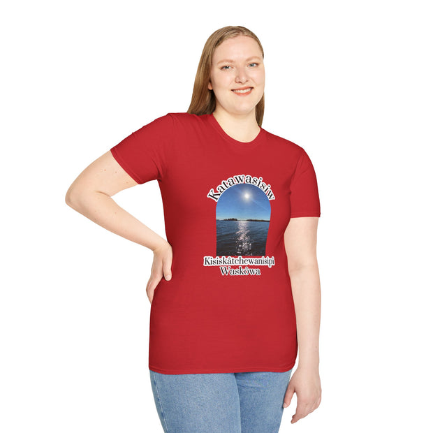 Cree Saskatchewan Skies Unisex Softstyle T-Shirt