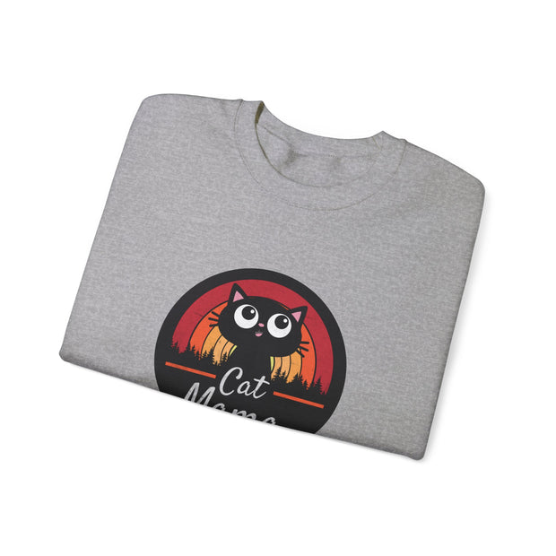 Cat Mama Unisex Heavy Blend™ Crewneck Sweatshirt