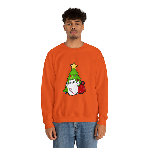Christmas cat Unisex Heavy Blend™ Crewneck Sweatshirt