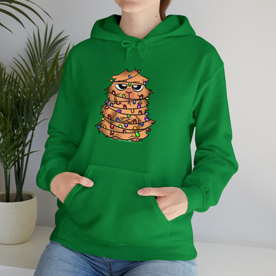Christmas cat Unisex Heavy Blend™ Hooded Sweatshirt