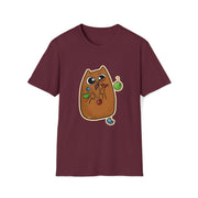 Christmas cat Unisex Softstyle T-Shirt