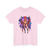 Anime Female Demon Unisex Heavy Cotton Tee