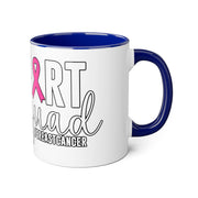 Breast Cancer Support Accent Mugs, 11oz