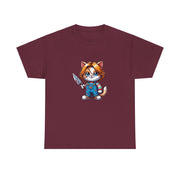 Horror Movie Cats Unisex Heavy Cotton Tee