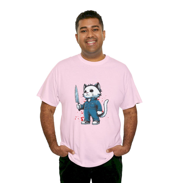 Horror Movie Cats Unisex Heavy Cotton Tee