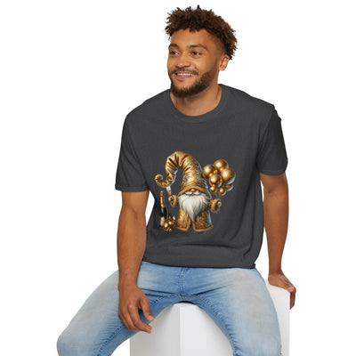 New Year Gnome Unisex Softstyle T-Shirt