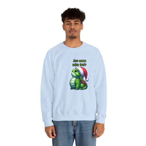 Christmas dragon Unisex Heavy Blend™ Crewneck Sweatshirt