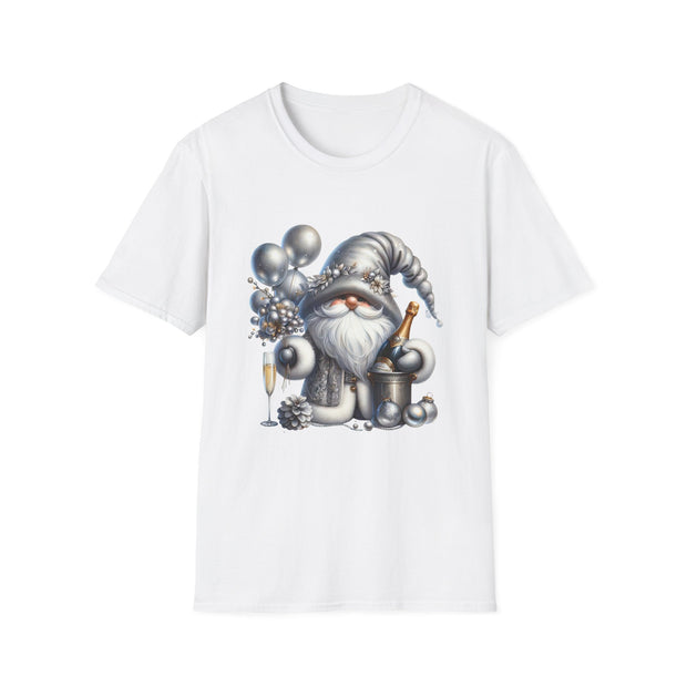 New Year Gnome Unisex Softstyle T-Shirt