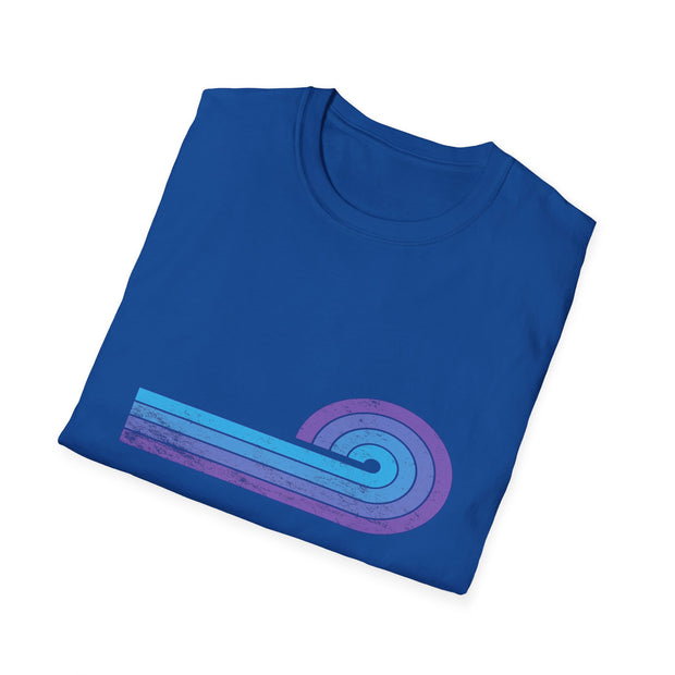 Semicircle Stripes Unisex Softstyle T-Shirt