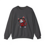 Horror Movie Cats Unisex Heavy Blend™ Crewneck Sweatshirt