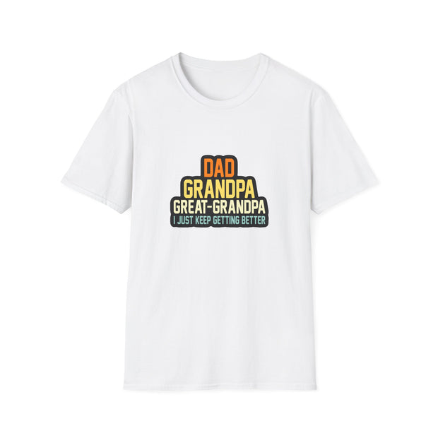 Dad Grandpa Great Grandpa Unisex Softstyle T-Shirt