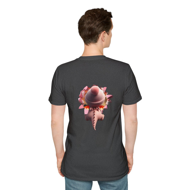 Valentines Dragon 2 Sided Unisex Softstyle T-Shirt
