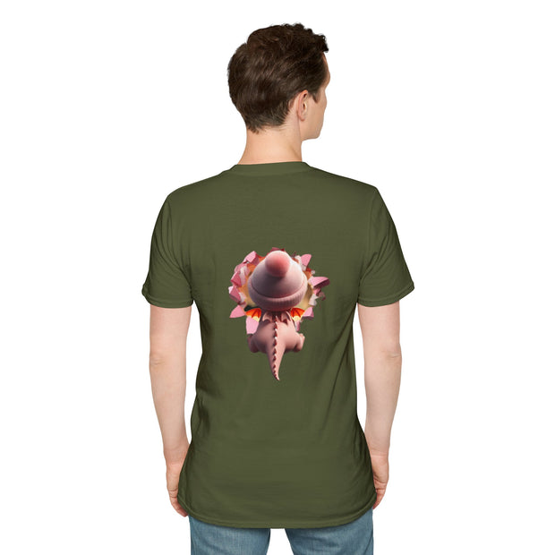 Valentines Dragon 2 Sided Unisex Softstyle T-Shirt