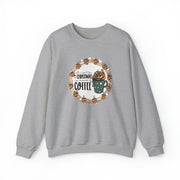 Christmas Coffee Unisex Heavy Blend™ Crewneck Sweatshirt