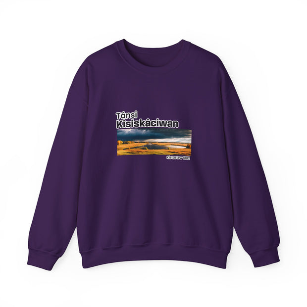 Tánsi Cree Saskatchewan Unisex Heavy Blend™ Crewneck Sweatshirt