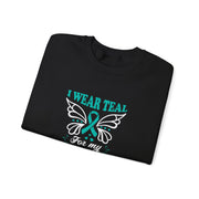 Teal for Mom Unisex Heavy Blend™ Crewneck Sweatshirt