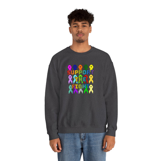 Support the Fight Unisex Heavy Blend™ Crewneck Sweatshirt