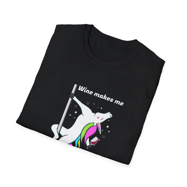 Unicorn Wine Unisex Softstyle T-Shirt