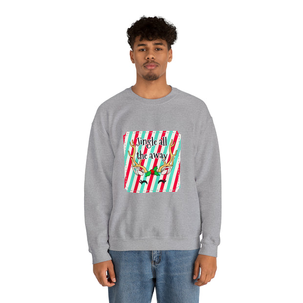 Reindeer Unisex Heavy Blend™ Crewneck Sweatshirt